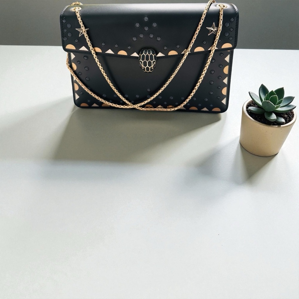 Bvlgari Serpenti star stud bag